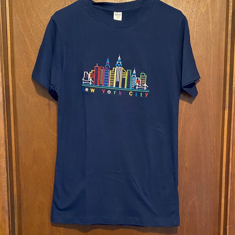 Matix Navy Blue New York City Skyline Tee